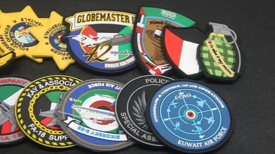 China Factory Supplies PVC Rubber Airplane Mold Unifrom Accessories Patches