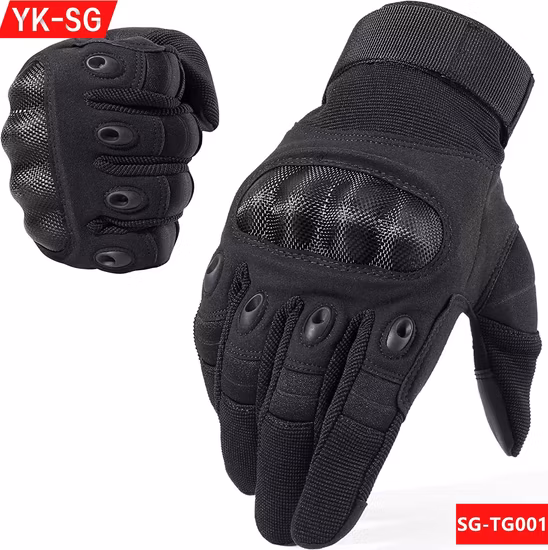 Wholesale Full Half Finger Black Safety Sports Motorcycle Glove Mil-Spec Combat Tactical Gloves