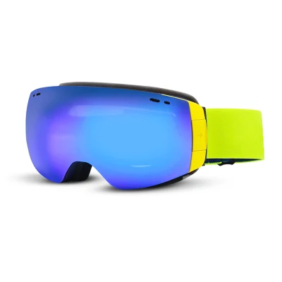 Lentille interchangeable sans cadre OEM/ODM Protection anti-buée 100 % neige/ski/lunettes de ski