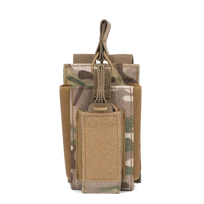 Sac d'accessoires tactiques en nylon extérieur pour ventilateur militaire Molle