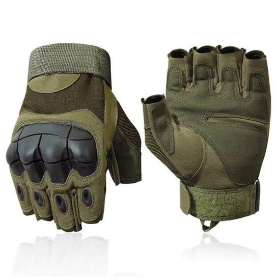 Tactique Mil Spec Sports de plein air Gym Training Cyclisme Gants tactiques Gants demi-doigts