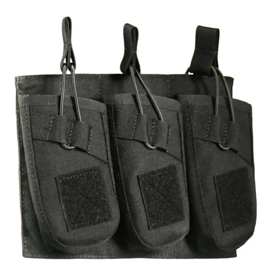 Tactical Triple Mag Pouch 7.62 Molle Pouch Vest Accessoires Noir Multicam